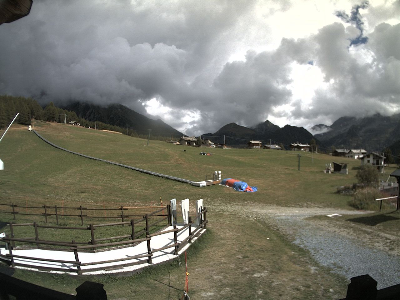 immagine della webcam nei dintorni di Chamois: webcam Brusson