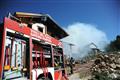 Fontainemore: In fiamme un fienile e una casa in costruzione.