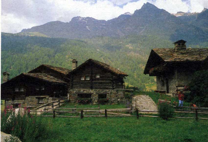 Il villaggio di Bien (Valsavarenche).