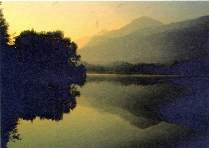 Una suggestiva immagine del lago orientale.