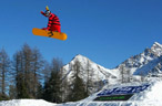 Snowpark per snowboard e freestyle