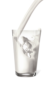immagine di bicchiere di latte