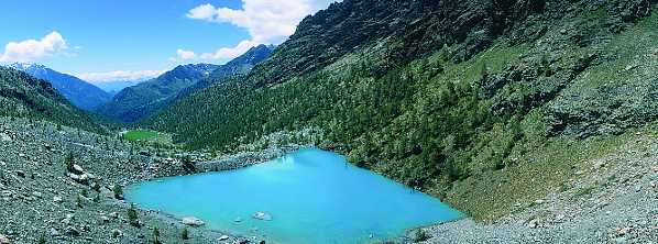 Lago blu di Verra