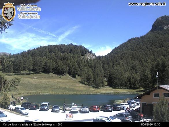 Clicca ed ingrandisci l'immagine della webcam del servizio informativo della Regione Valle d'Aosta