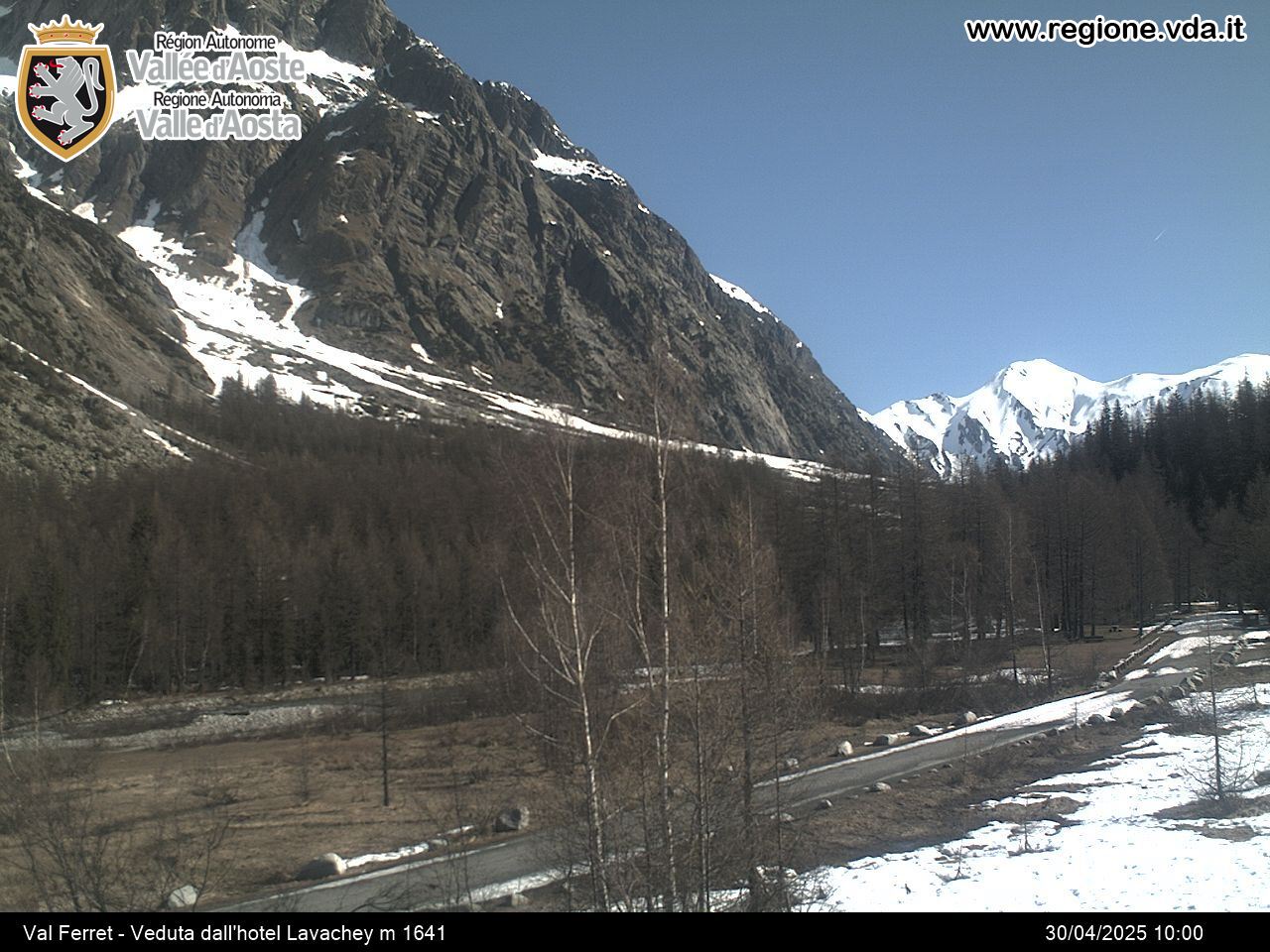 Webcam Val Ferret Lavachey Ski Fond