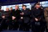Il Presidente del Consiglio Alberto Cerise e il Presidente della Regione Augusto Rollandin sul palco delle autorit�
