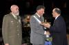 Il Generale Claudio Rondano, il Generale Gianni Gola e il Presidente Augusto Rollandin