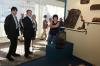 Il Vicepresidente del Consiglio Andr� Lani�ce e l'Assessore Ennio Pastoret visitano gli stand