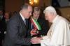 Il Presidente Augusto Rollandin con S.S. Papa Benedetto XVI