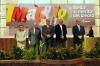 Angela Giorgio, Direzione regionale del Lavoro, Alberto Cerise, Presidente del Consiglio regionale, Augusto Rollandin, Presidente della Regione, Roberto Nicco, Deputato della Valle d'Aosta, Luigi Busatto, Console dei Maestri del Lavoro.