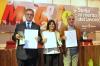I tre Maestri del Lavoro premiati
