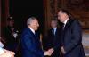 Il Presidente Augusto Rollandin con il 10� Presidente della Repubblica Italiana Carlo Azeglio Ciampi