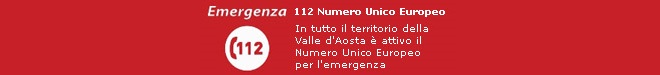 Emergenza 112 numero unico europe. In tutto il territorio dellal Valle d'Aosta è attivo il Numero Unico Europero per l'emergenza