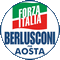 Logo FORZA ITALIA BERLUSCONI PER AOSTA