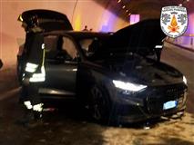 Incidente stradale in galleria- Arvier