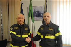 -	Il Corpo valdostano dei vigili del fuoco saluta il Comandante ing. Salvatore Coriale