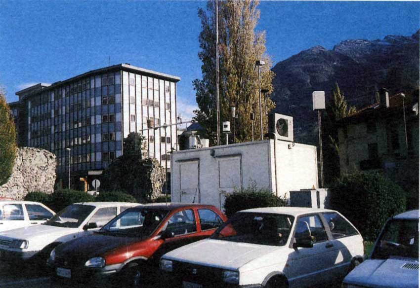 Sous-système urbain: station de mesure de place Plouves à Aoste.