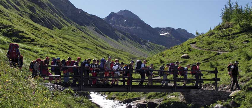 “Trekking nature” in Val Ferret.