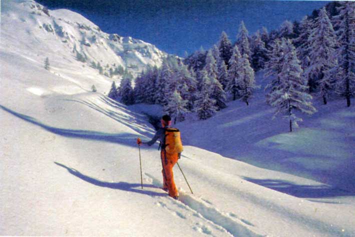 Scialpinismo in Valtournenche.