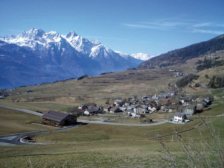 Il villaggio di Grand Villa, a Verrayes.