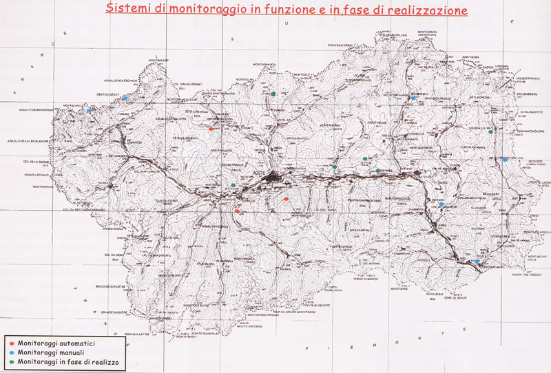 Localizzazione dei sistemi di monitoraggio automatici e manuali