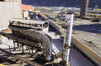 L'usine "Cogne Acciai Speciali" dans le chef-lieu.