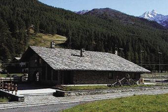 PTA del Centro Visitatori del Parco Nazionale Gran Paradiso.