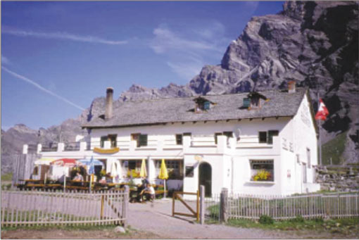 Le Refuge de la Tour à Anzeindaz.