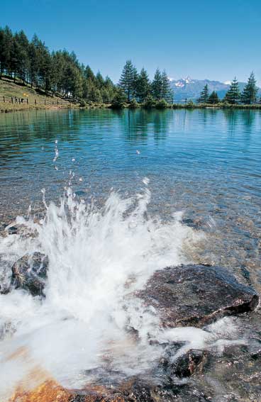 Il laghetto di Joux, a Vens (foto Caterina Cannata).