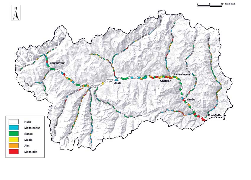 Pressione puntuale: cartografia di analisi.