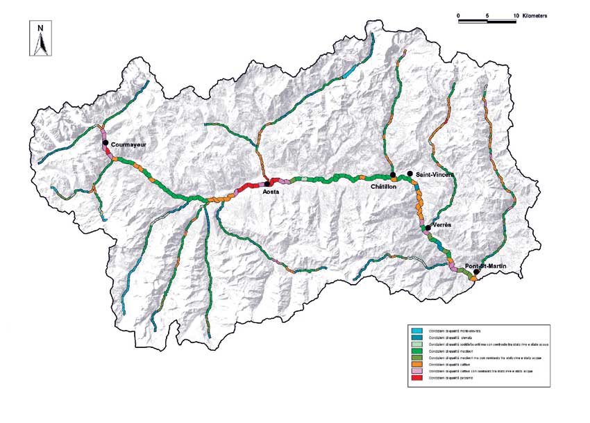 Indicatore sintetico di qualità ecosistemica.