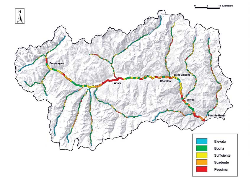 Carta di valutazione delle condizioni ambientali.