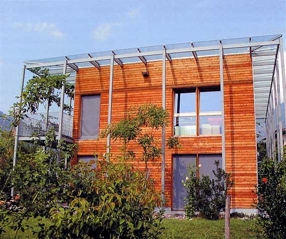 Alto Adige: casa individuale a basso consumo energetico.