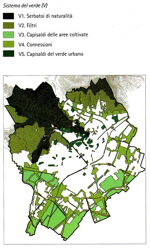 PRG di Bergamo. Source: Urbanistica Quaderni.