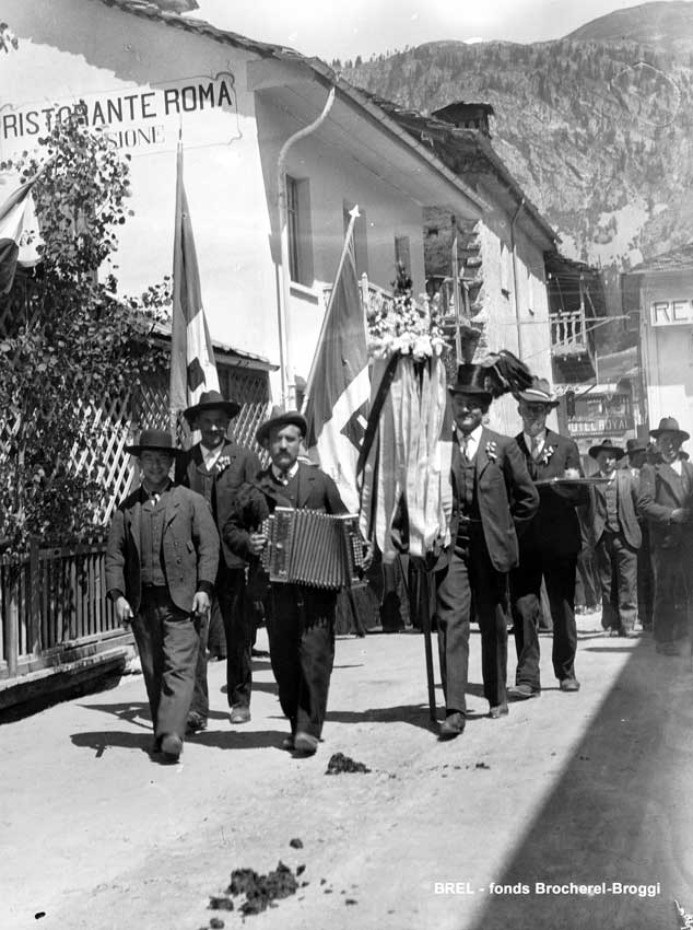 Courmayeur, 1912: la badoche.