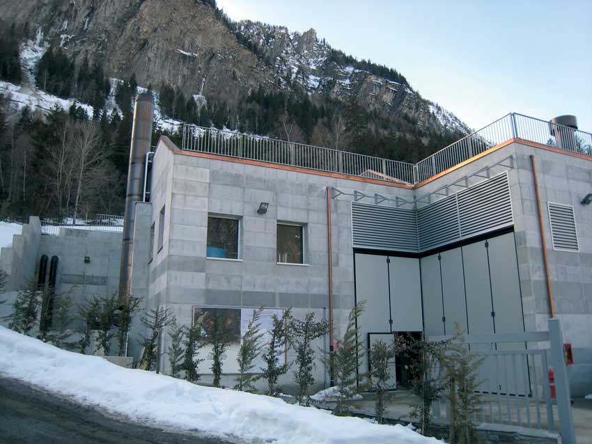 La centrale termica di Pré-Saint-Didier.