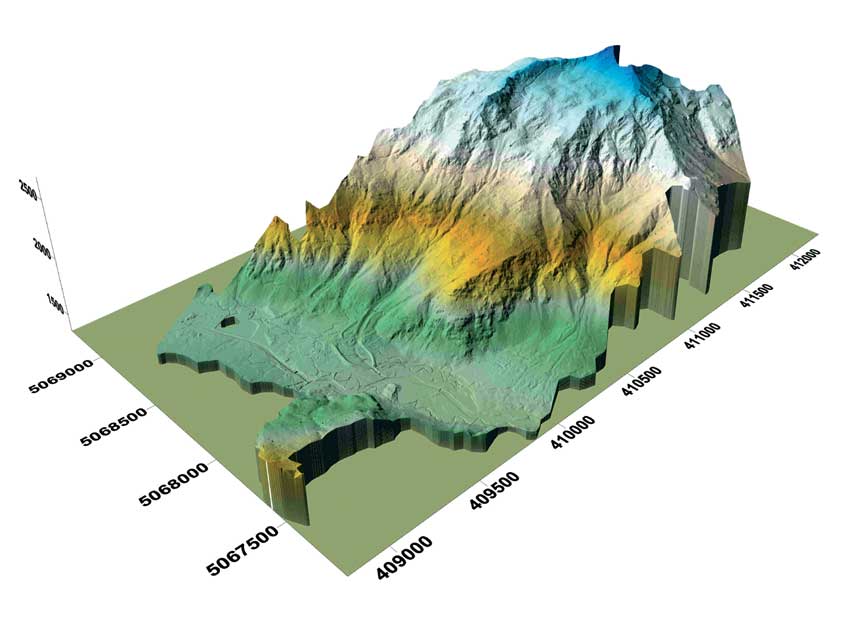 Immagine restituita dal rilievo Laserscanner – Bosmatto.