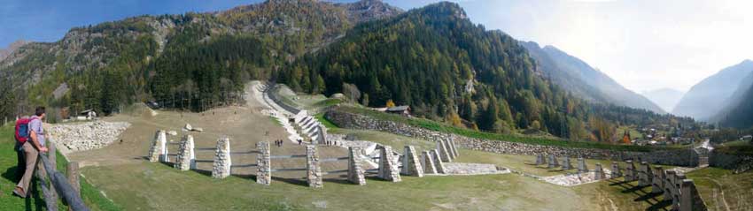 Visita al sito di Bosmatto durante lo svolgimento della conferenza finale dell’ottobre 2006.