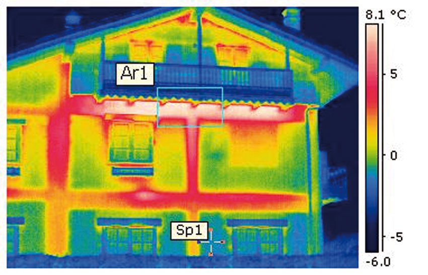 Figura 5: esempio di immagine termografica.