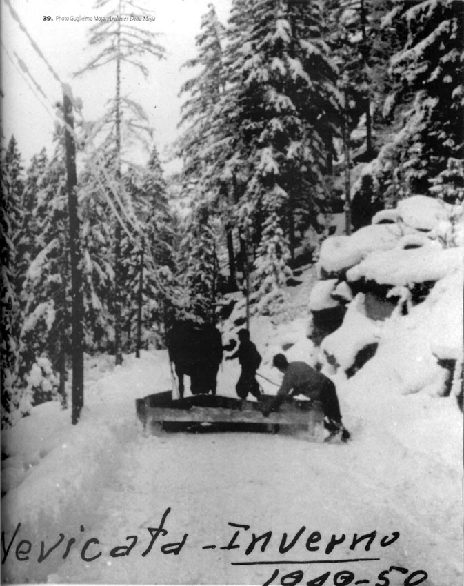 Figura 5: Valgrisenche - Inverno 1949-1950.