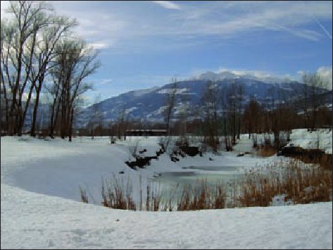 Les Iles in veste invernale.