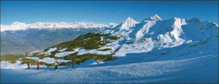 Vista panoramica della conca di Pila.