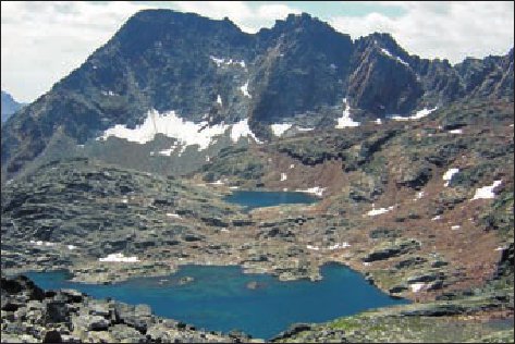 I Laghi di Lussert superiori.