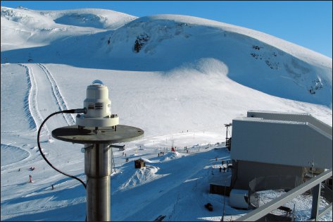 Il radiometro di Plateau Rosa.
