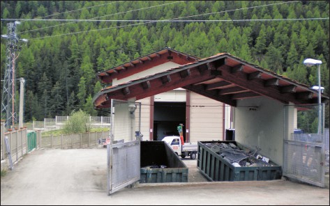 Cogne: stazione di trasferimento