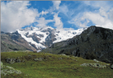 Vista sul massiccio del Monte Rosa