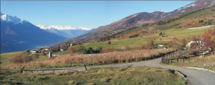 Saint-Denis e la valle centrale.