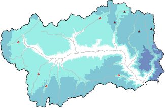 Neige fraîche dans les dernières 24h + données Modello 1 AINEVA (MOD1)