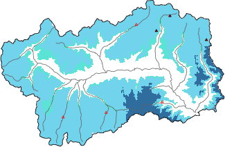 Neige fraîche dans les dernières 24h + données Modello 1 AINEVA (MOD1)