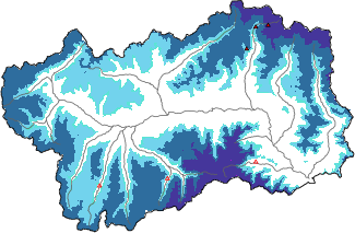 Neige fraîche dans les dernières 24h + données Modello 1 AINEVA (MOD1)